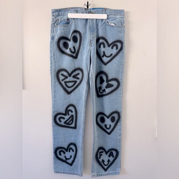 Fashion Arcade Classic Love Denim Jeans - Picture 1 of 7